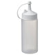 GRILLTIDER squeeze bottle, white/transparent, 5 cm