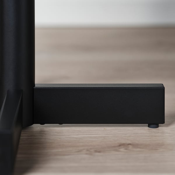 GRIMSARBO side table, pine plywood/black, 40 cm