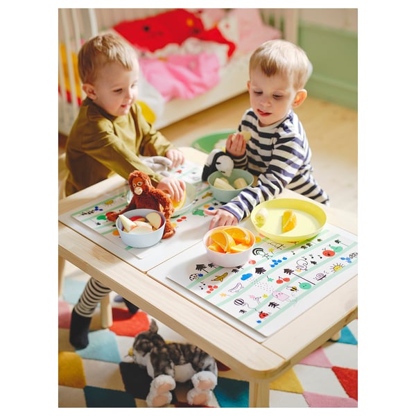 GRÖNFINK place mat, multicolour, 30x40 cm