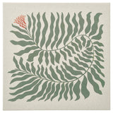 GRÖNMES picture, checkered flower, 56x56 cm