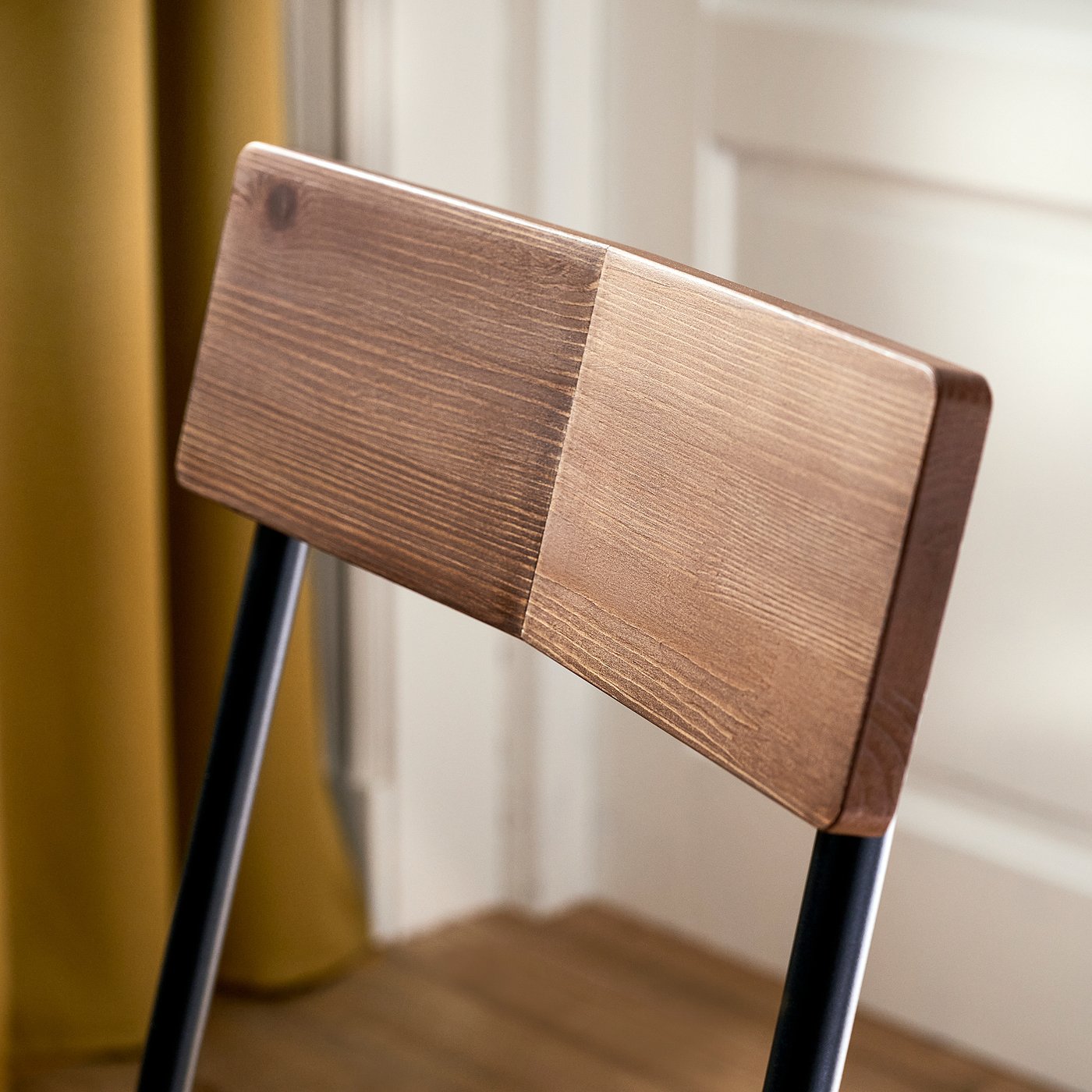 GRÖTÅN / GRÖTÅN table and 4 chairs, pine brown stained/Tibbleby dark beige, 105 cm