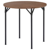 GRÖTÅN table, pine/brown stained, 80 cm