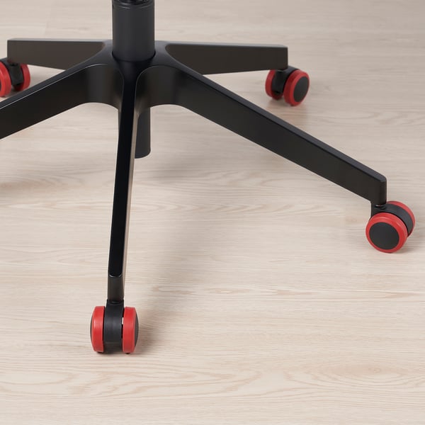 GRUPPSPEL gaming chair, Gunnared black/grey, 53x116x68 cm