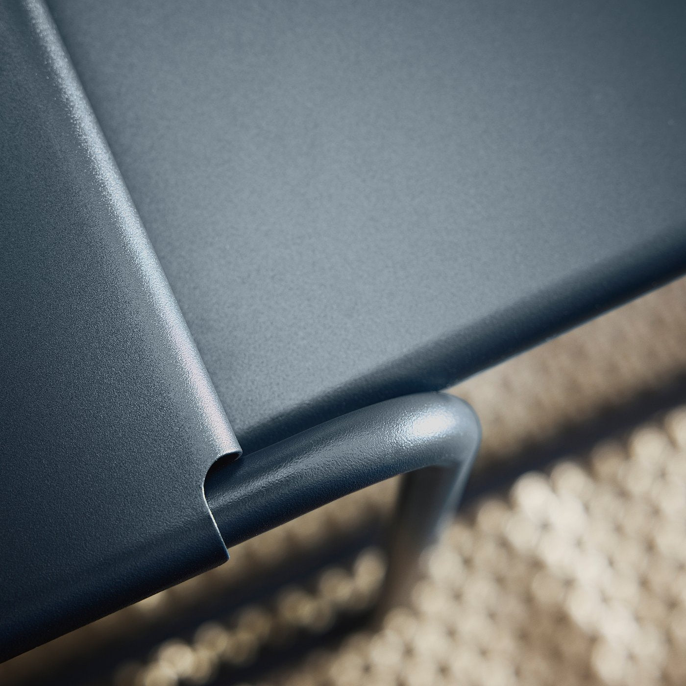 GRYTSHOLM nest of tables, set of 2, outdoor/black-blue