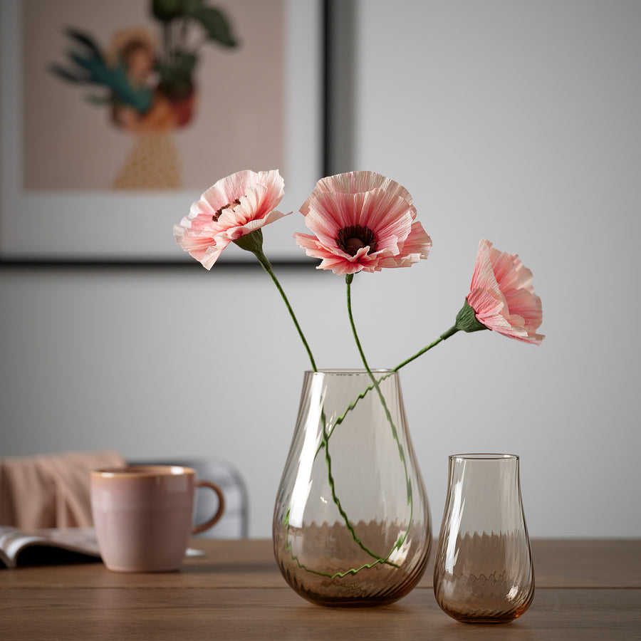 GULDSPETT artificial flower, paper/Poppy pink, 40 cm