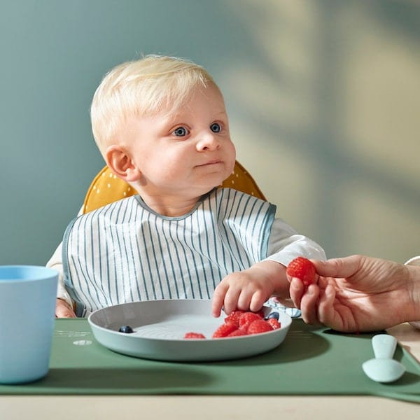 Ikea GULDVÄVARE - Bib, dark yellow/white