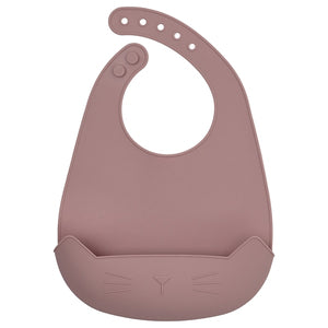 GULDVÄVARE bib, pale pink
