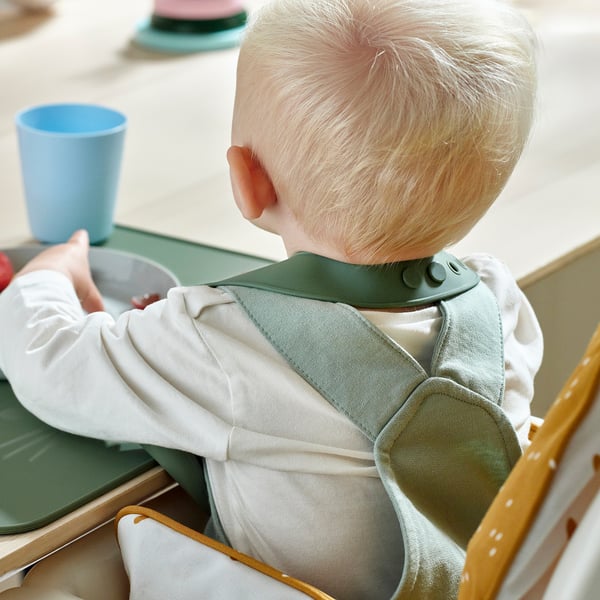 GULDVÄVARE bib, green