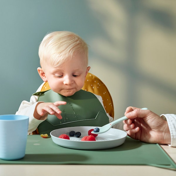 GULDVÄVARE bib, green