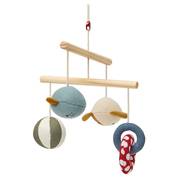 GULDVÄVARE mobile, multicolour