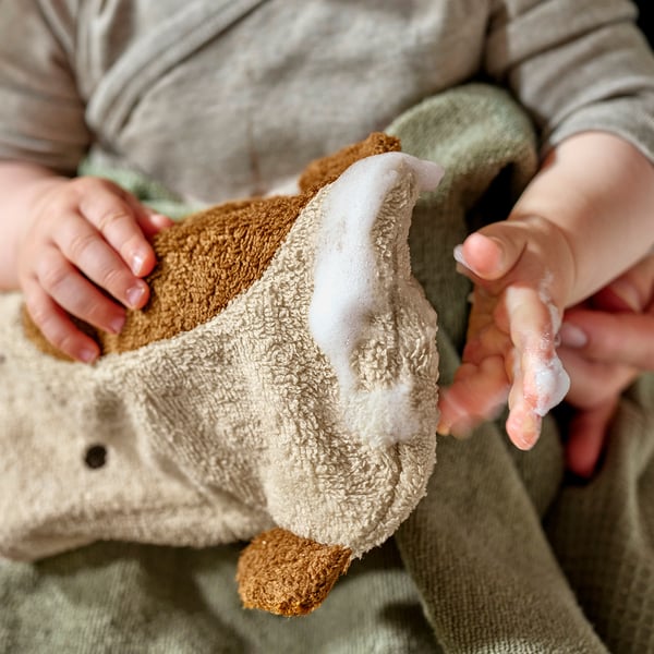 GULDVÄVARE washing mitt, 14x22 cm, 3 pack