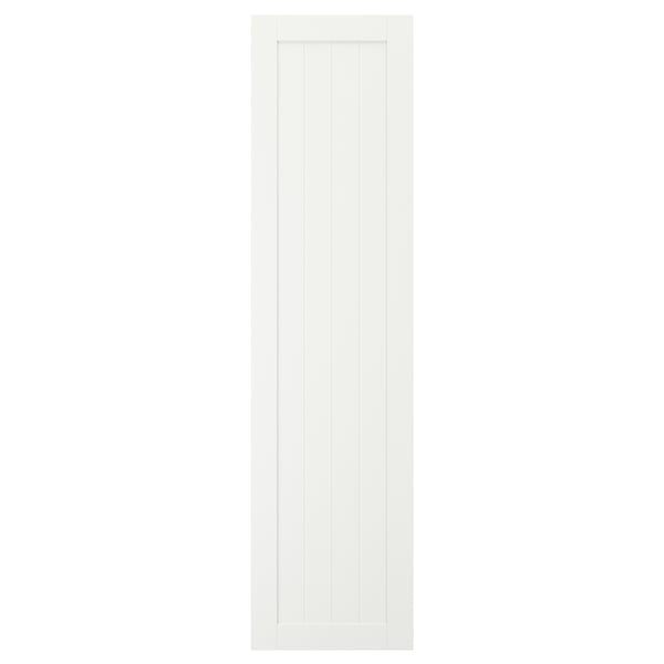 GULLABERG door with hinges, white, 50x195 cm