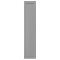 GULLABERG door with hinges, grey, 50x229 cm