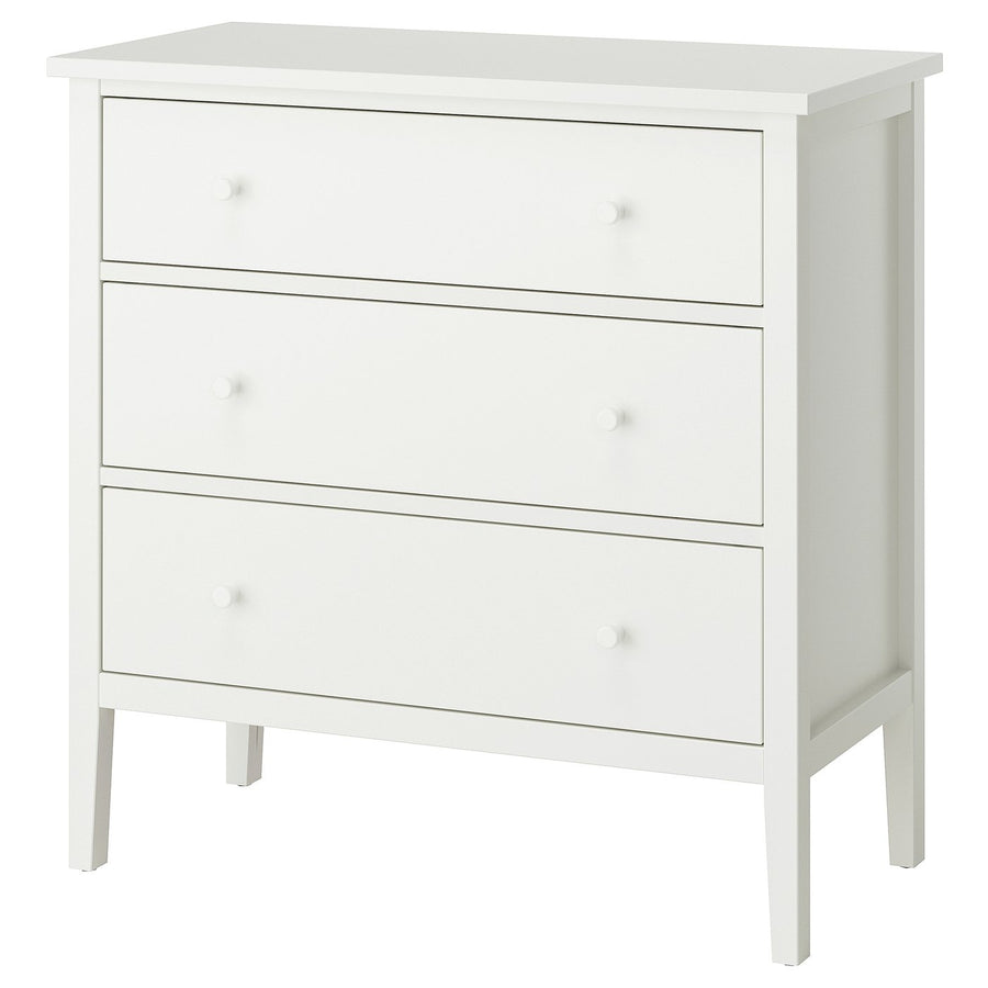 GULLABERG chest of 3 drawers, white, 99x48x100 cm