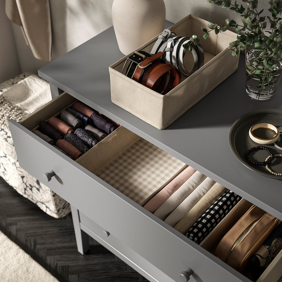 GULLABERG chest of 3 drawers, grey, 81x100x38 cm