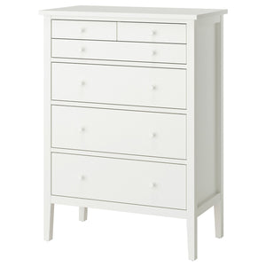 GULLABERG chest of 6 drawers, white, 89x48x122 cm