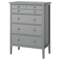 GULLABERG chest of 6 drawers, grey, 89x48x122 cm