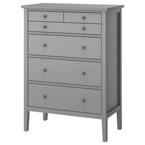 GULLABERG chest of 6 drawers, grey, 89x48x122 cm