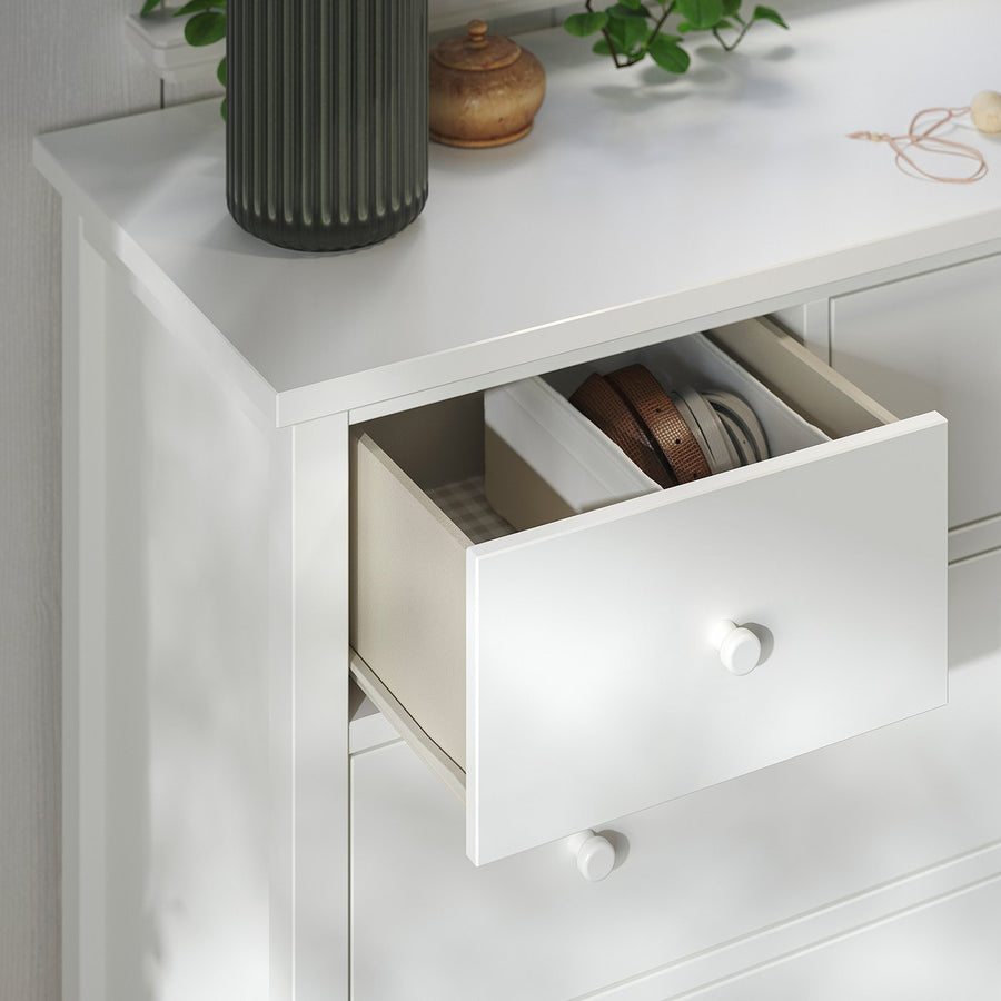 GULLABERG chest of 8 drawers, white, 168x48x100 cm