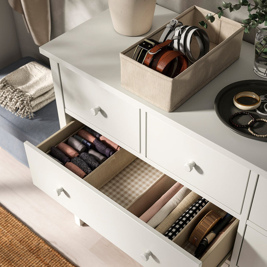 GULLABERG chest of 8 drawers, white, 168x48x100 cm