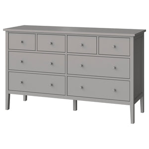 GULLABERG chest of 8 drawers, grey, 168x48x100 cm