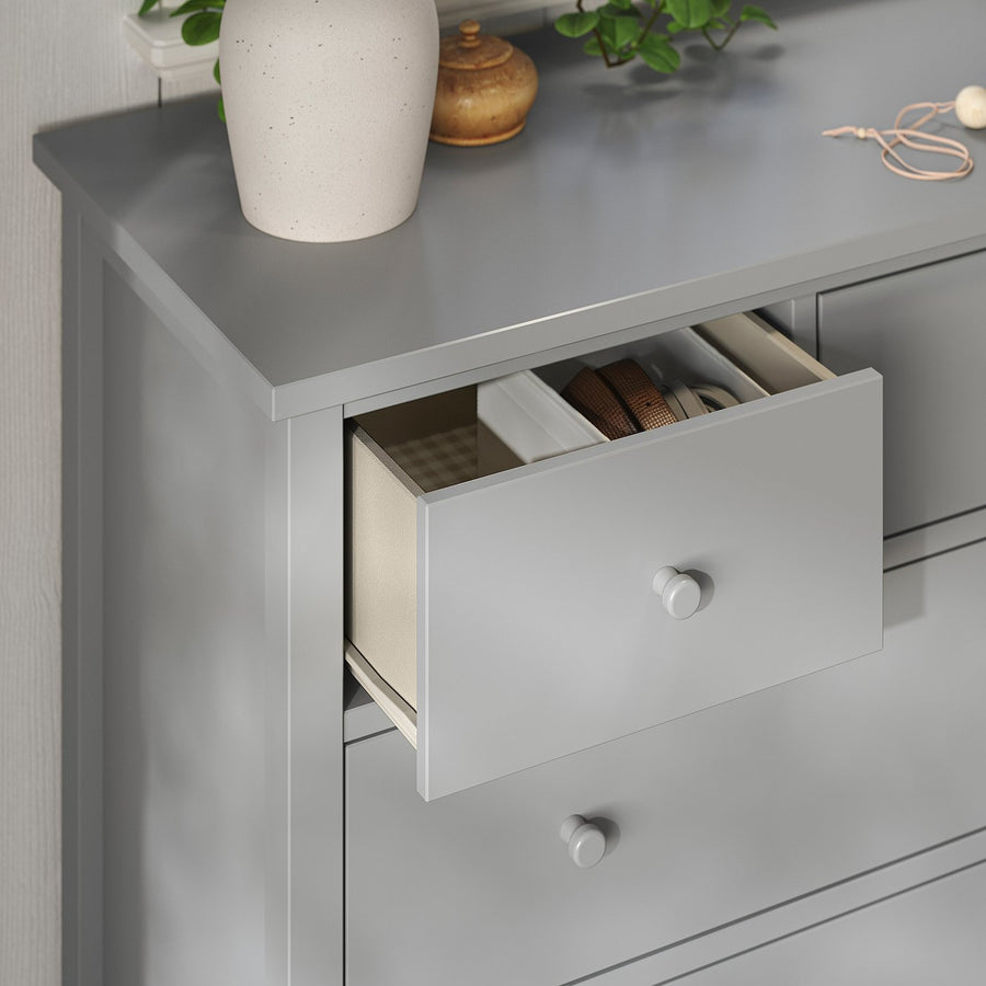 GULLABERG chest of 8 drawers, grey, 168x48x100 cm