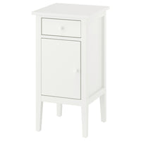 GULLABERG bedside table, with 1 drawer with door/white, 38x40x75 cm