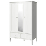 GULLABERG wardrobe, white, 128x64x201 cm