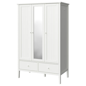 GULLABERG wardrobe, white, 128x64x201 cm