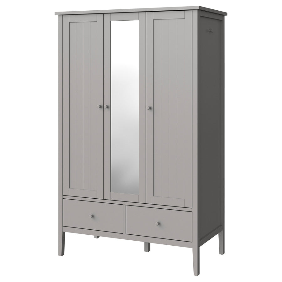 GULLABERG wardrobe, grey, 128x64x201 cm
