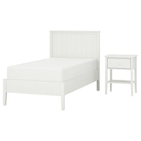 GULLABERG bedroom furniture, set of 2, white, 90x200 cm