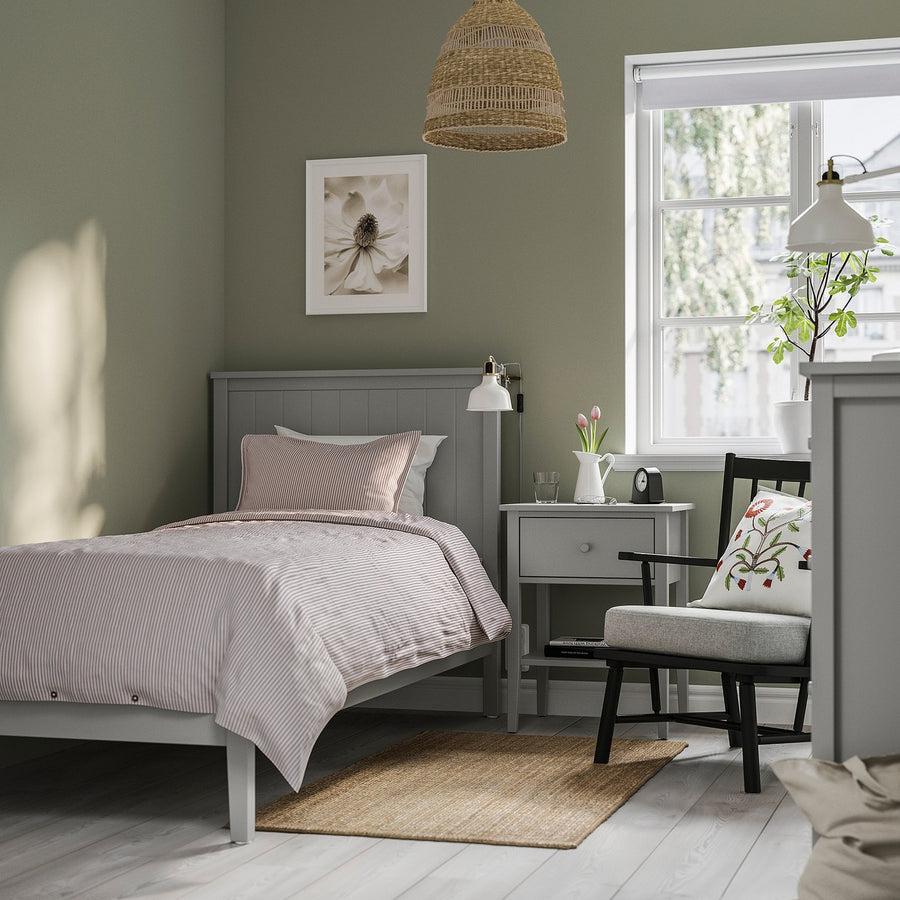 GULLABERG bedroom furniture, set of 2, grey, 90x200 cm