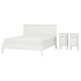 GULLABERG bedroom furniture, set of 3, white, 160x200 cm