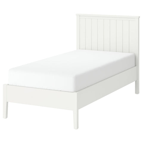GULLABERG bed frame, white/Lönset, 90x200 cm