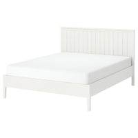 GULLABERG bed frame, white/Lönset, 140x200 cm