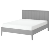GULLABERG bed frame, grey/Leirsund, 140x200 cm