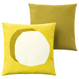 GULLBERGSÖ / HJÄRTERÖ cushion, set of 2, bright yellow/white bright pink/bright orange/out/indoor, 50x50 cm