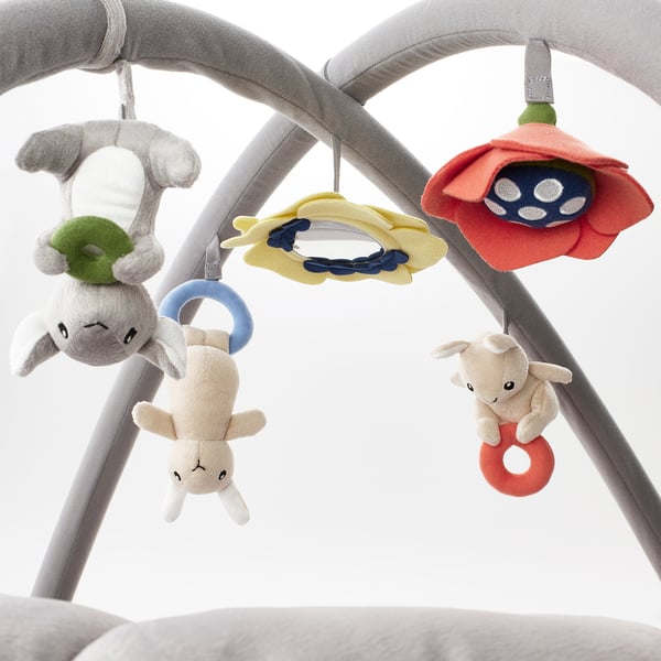 GULLIGAST baby gym, multicolour, 90x49 cm