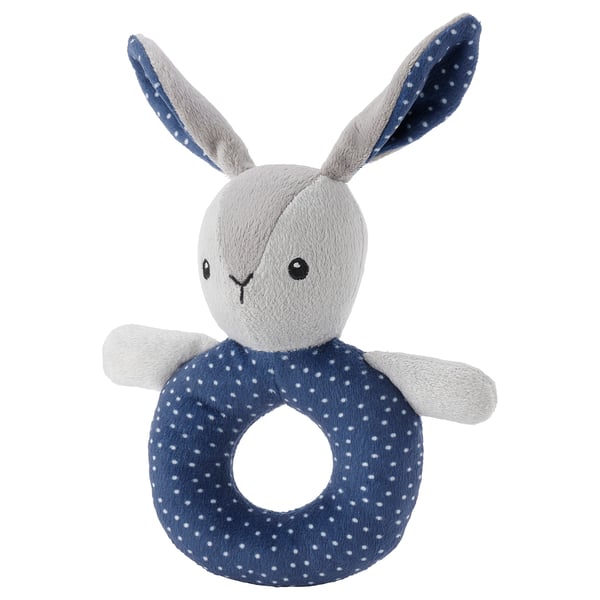 GULLIGAST rattle, grey/blue