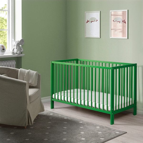 Ikea GULLIVER - Cot, green, 60x120 cm