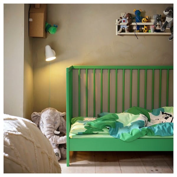 Ikea GULLIVER - Cot, green, 60x120 cm