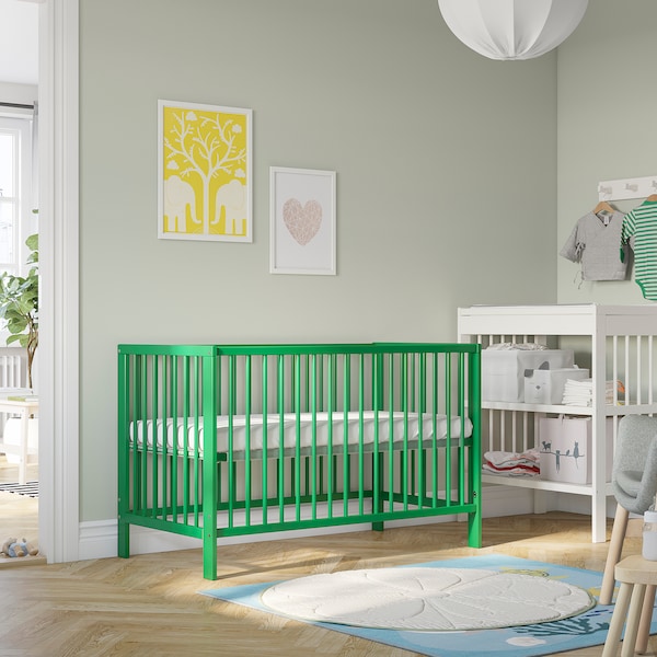 GULLIVER cot, green, 60x120 cm