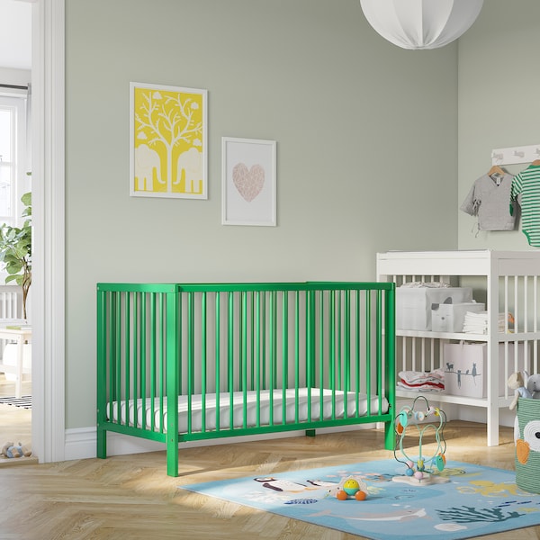 GULLIVER cot, green, 60x120 cm