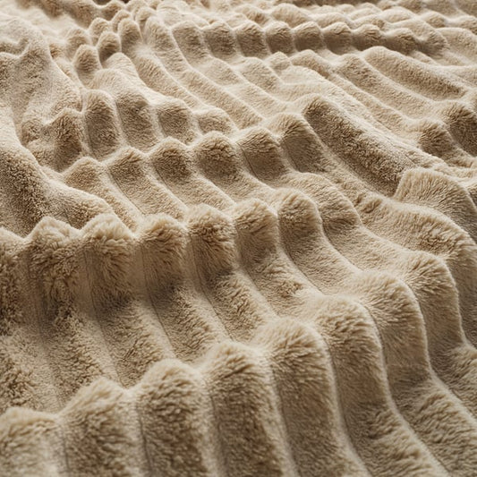 GULLSTRÅLE bedspread, light beige, 230x250 cm