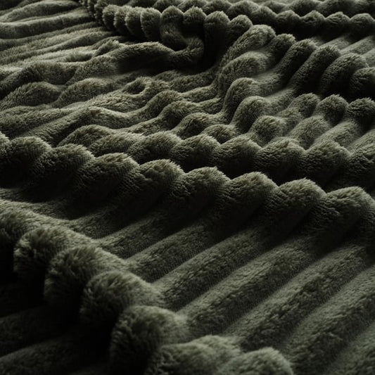GULLSTRÅLE bedspread, grey-green, 230x250 cm