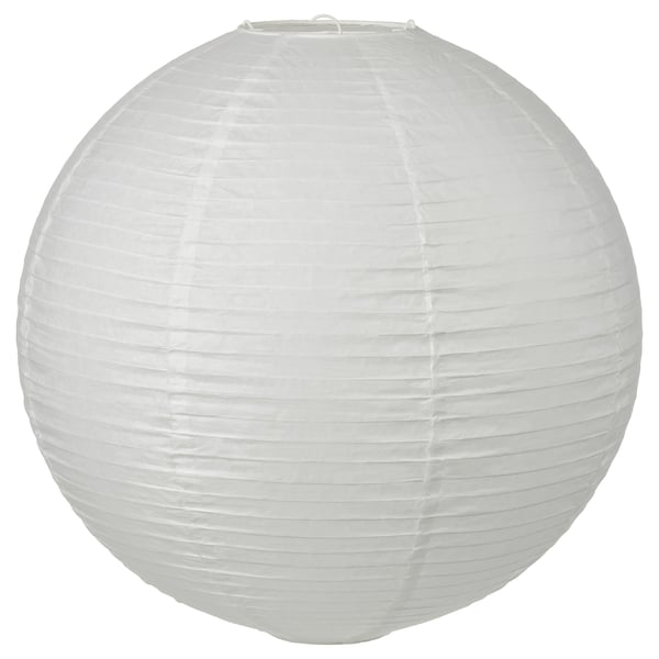GULLSUDARE pendant lamp shade, white/handmade, 45 cm