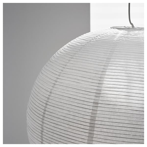 GULLSUDARE pendant lamp shade, white/handmade, 70 cm