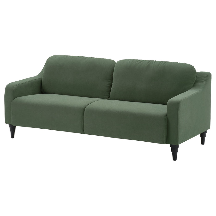GULLVALLA 3-seat sofa, Silkeryd grey-green, 182 cm