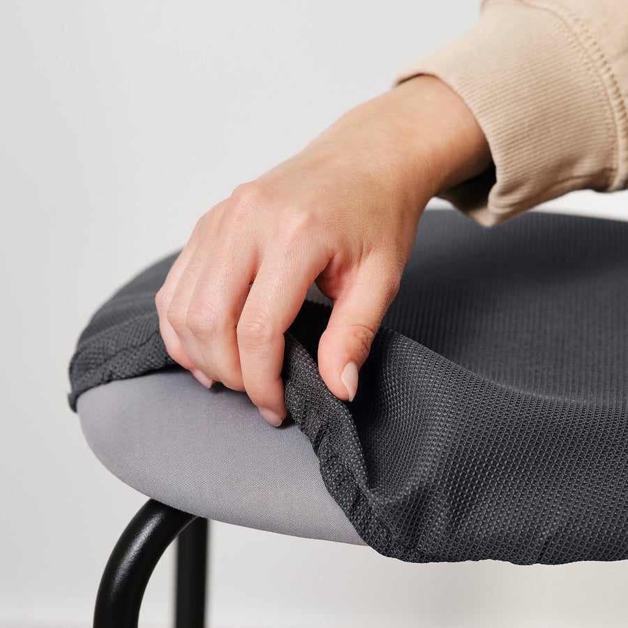 GULTARP stool, anthracite/Remmarn anthracite, 33 cm