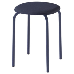 GULTARP stool, dark blue/Remmarn dark blue, 33 cm